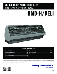 BMDH Single-Deck Service Hot-Food Display Case – Hillphoenix
